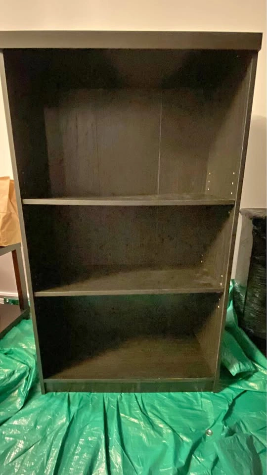 Black/dark brownish Bookcase / Display Shelf