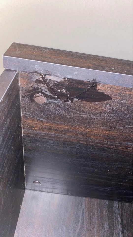 Black/dark brownish Bookcase / Display Shelf - photo 2