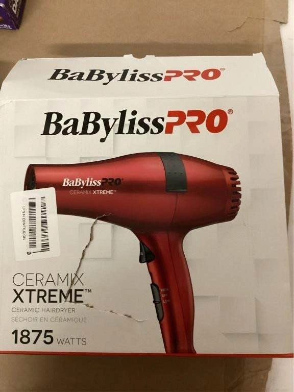 BABYLISSPRO CERAMIX XTREME HAIRDRYER, RED - photo 4