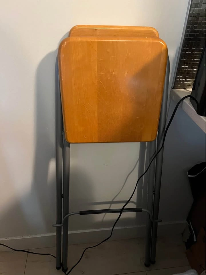 2 Foldable Bar Stools Chair - photo 2