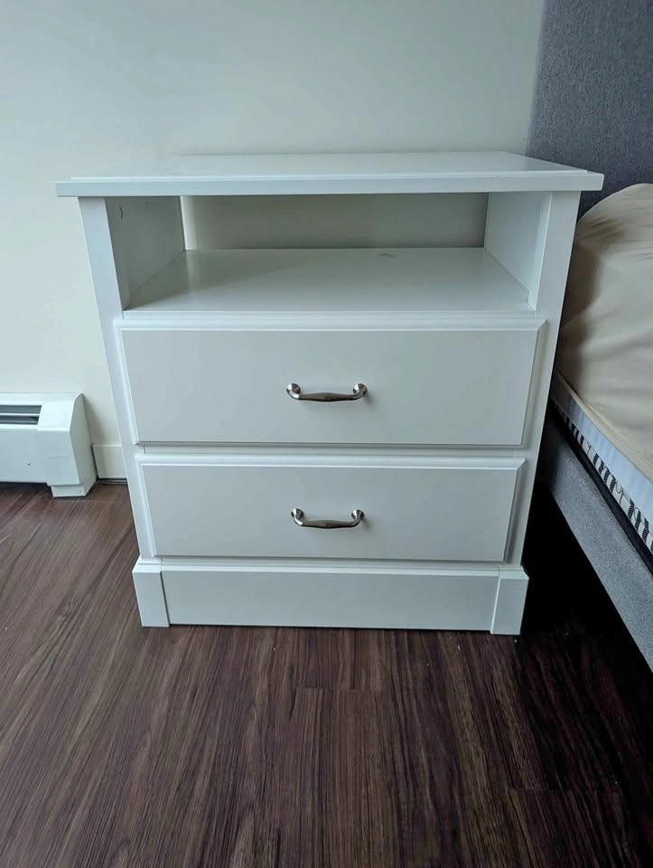 White IKEA Nightstand