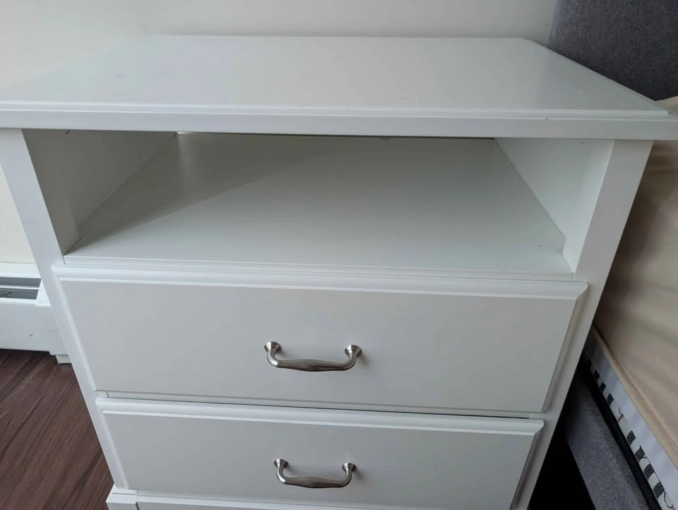 White IKEA Nightstand - photo 2