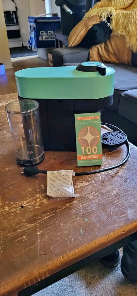 Nespresso Coffee Machine with aluminum Foil Lids