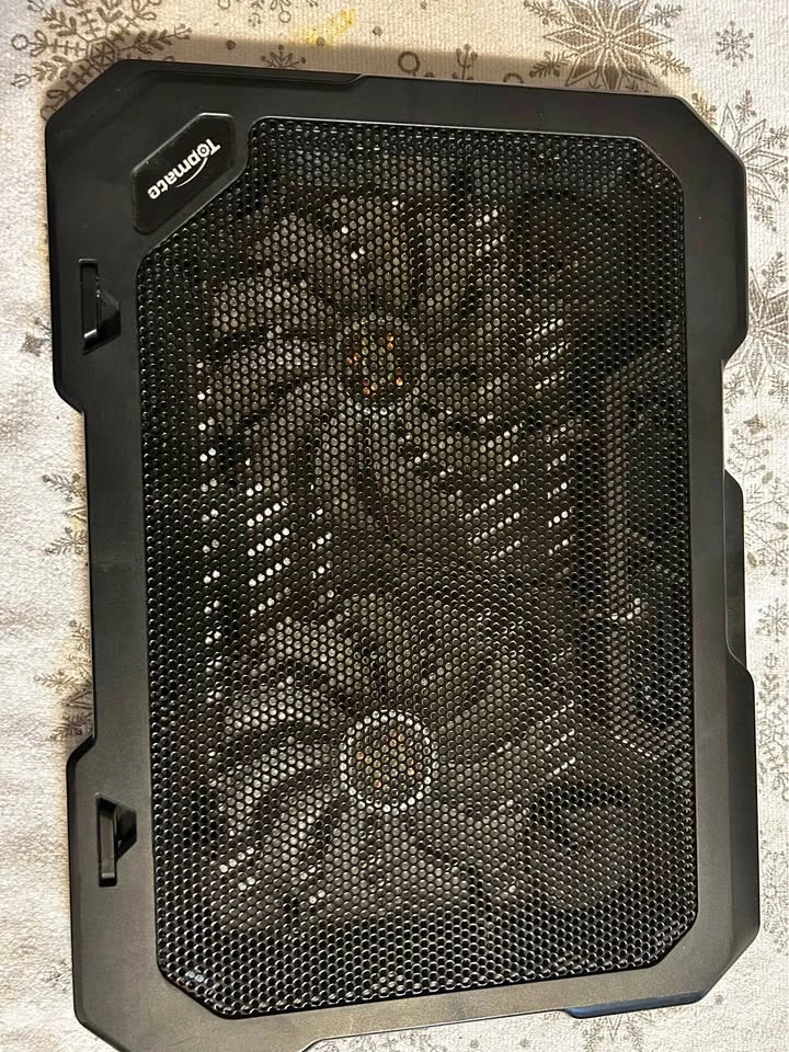 TopMate Laptop Cooling Pad – 5 Fans, Adjustable Stand