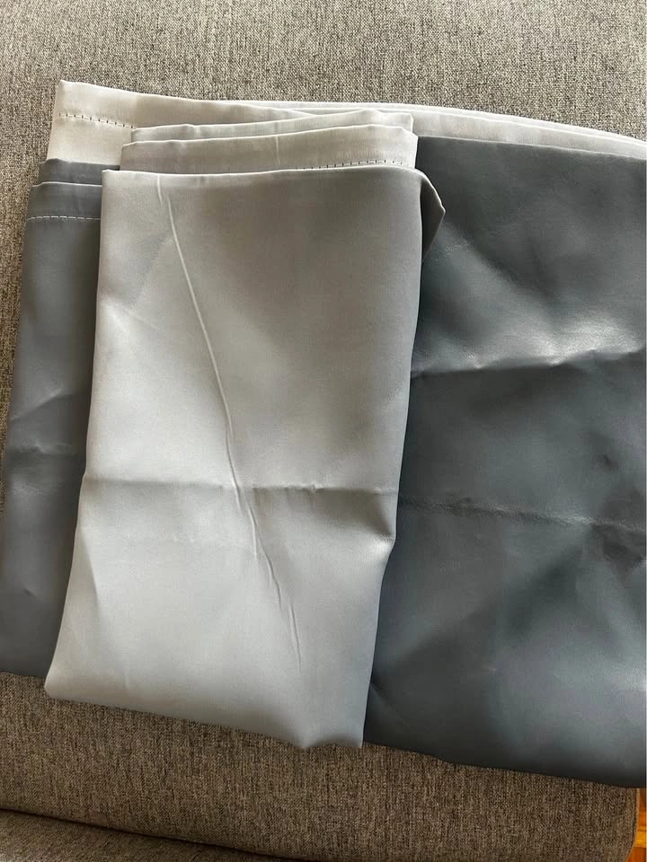 Estelar Textiler Gray Ombre Blackout Curtain 52” x 72” – New - photo 3