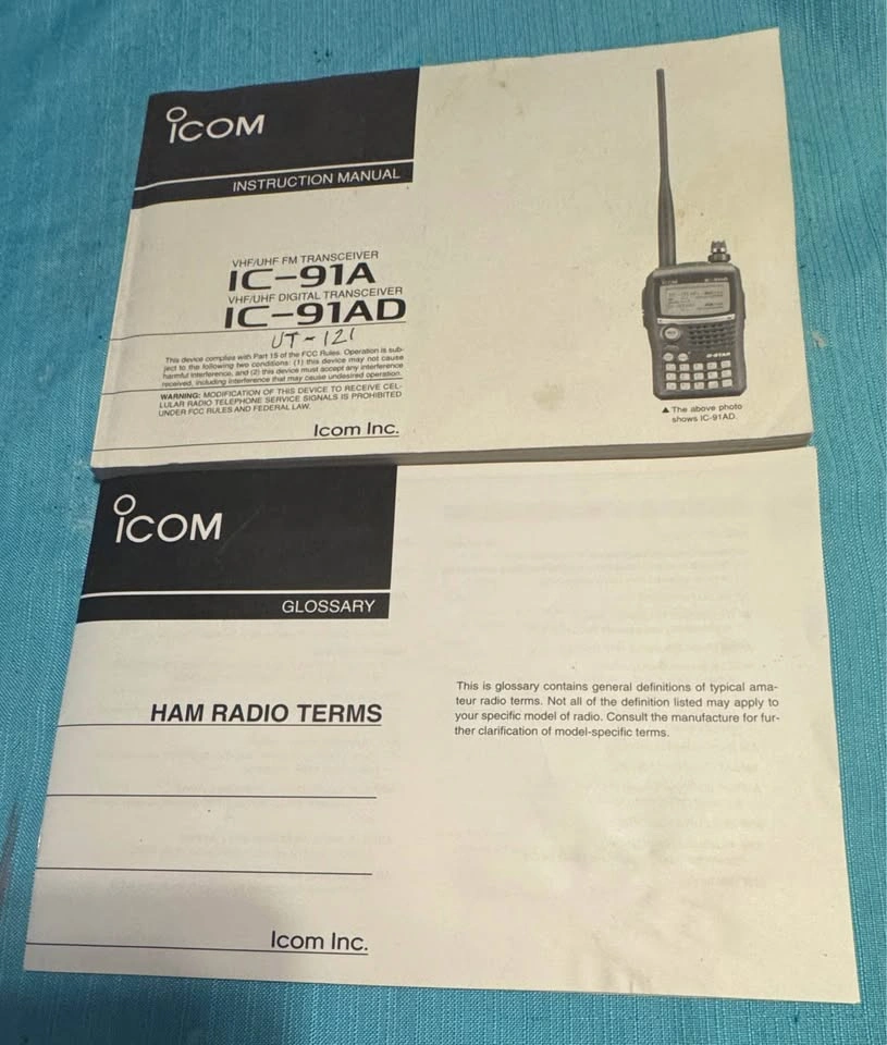ICOM IC-91A VHF/UHF FM Transceiver - photo 2