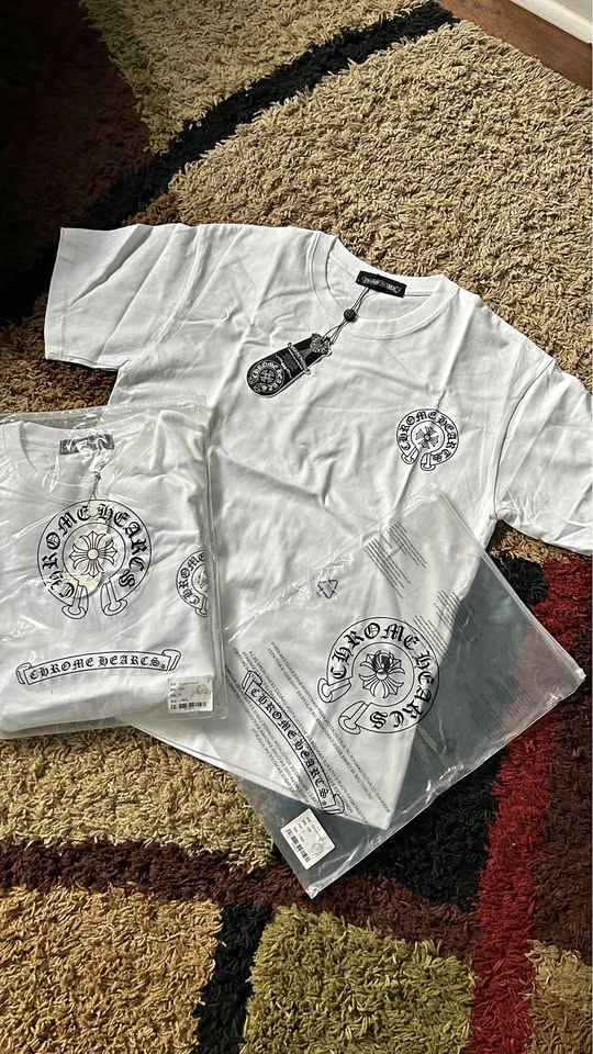 White Chrome Hearts Tshirt