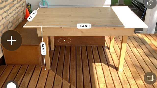 Custom solid wood desk