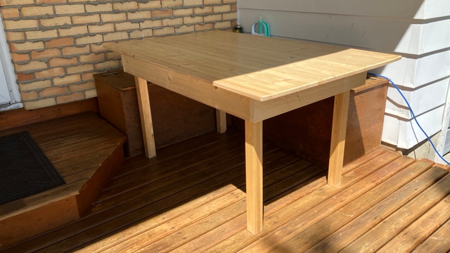 Custom solid wood desk - photo 3