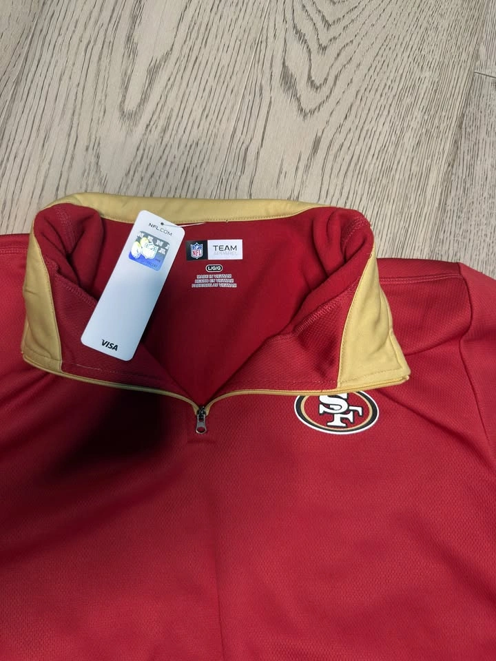 Brand New NFL San Francisco 49ers Quarter-Zip - Men's Large - photo 2