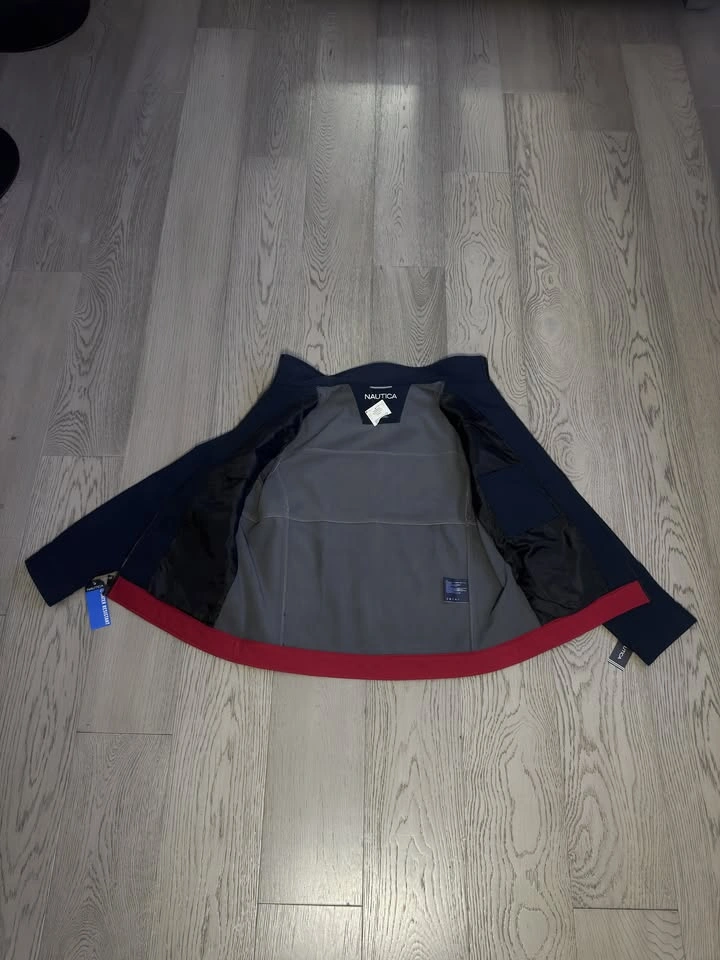 Brand New Men's Nautica Water-Resistant Colorblock Jacket – Size - photo 2