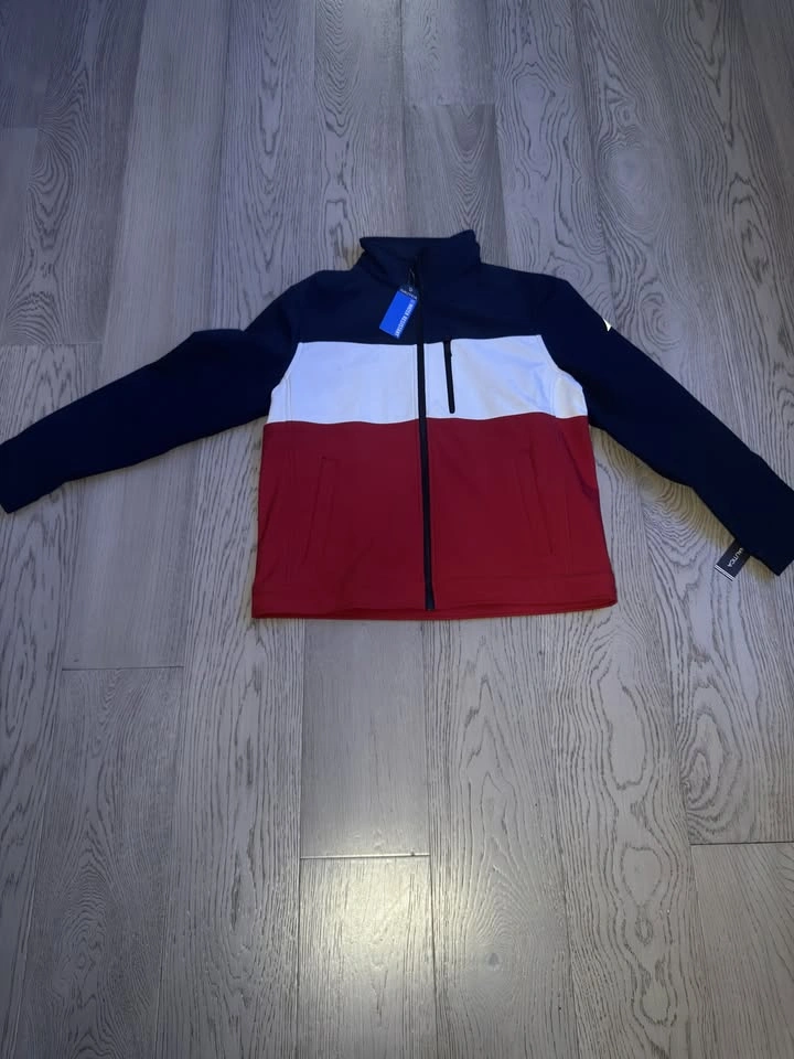 Brand New Men's Nautica Water-Resistant Colorblock Jacket – Size - photo 3