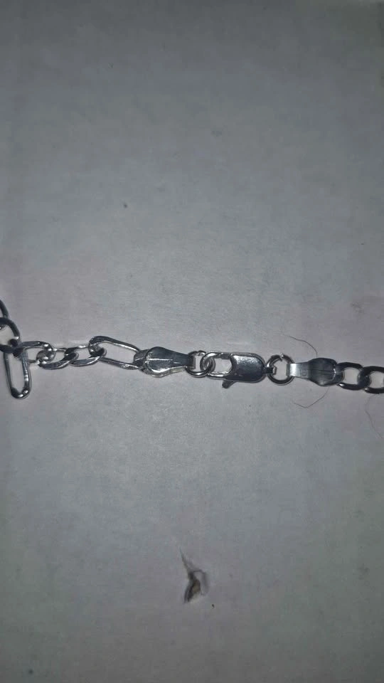 unstamped Silver Chain for kids or small adult - photo 3