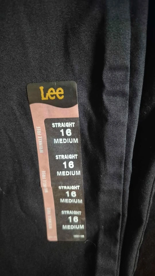 Lee Straight Leg Mid Rise Pants Size 16 Medium - photo 2