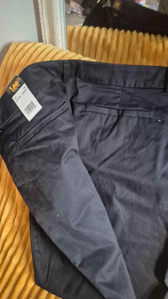 Lee Straight Leg Mid Rise Pants Size 16 Medium - photo 4
