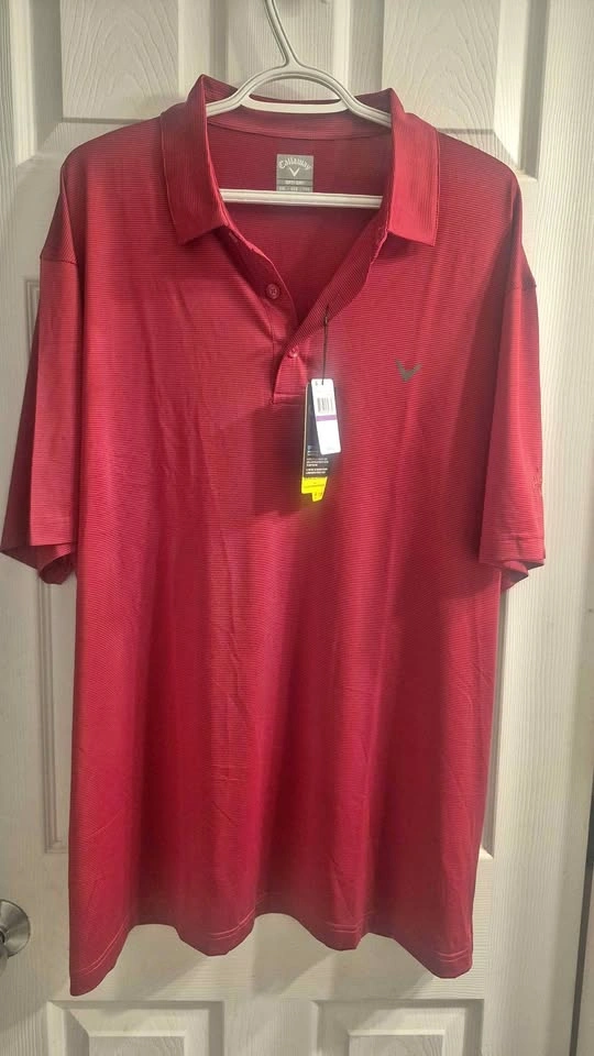Callaway Opti-Dri Red Polo Shirt XXL sku 0544