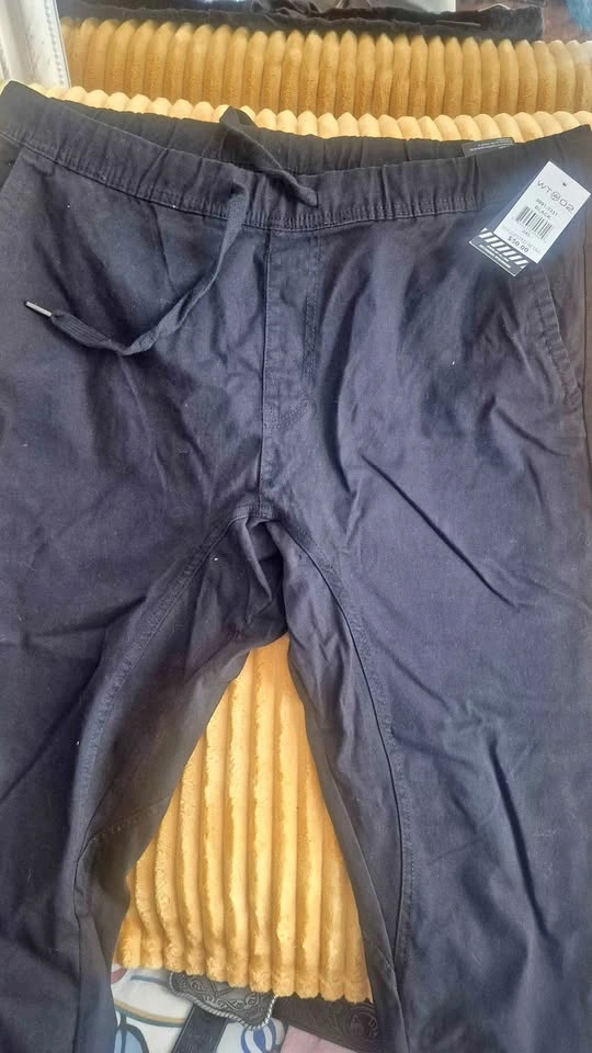 WT02 Black Jogger Pants Size 3XL