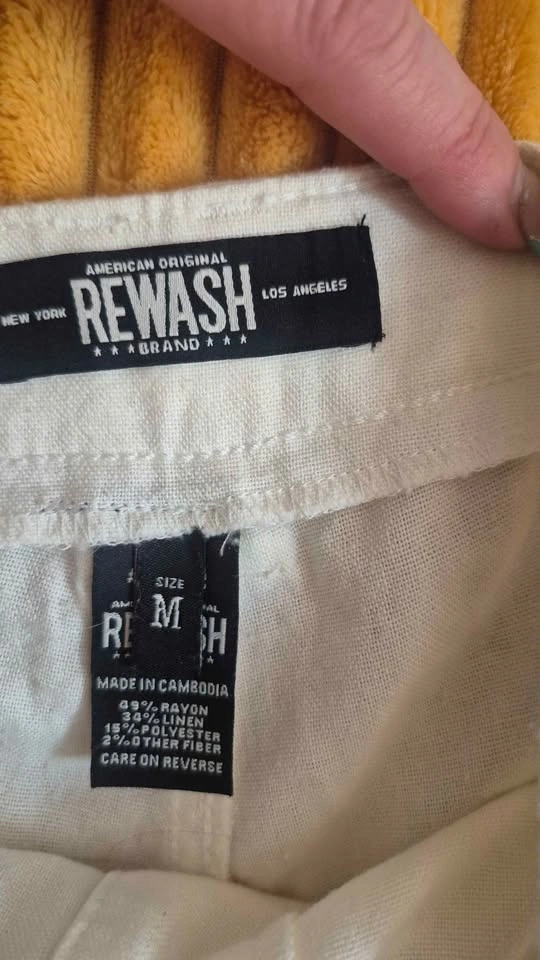 Rewash Linen Blend Shorts med sku 0545 - photo 2