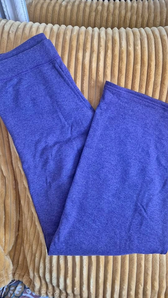 Hanes Sweatpants purple large sju 0547