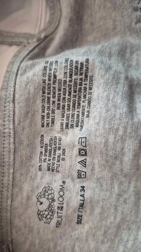 Fruit of the Loom Sports Bras size 34 Set of 4 - photo 2