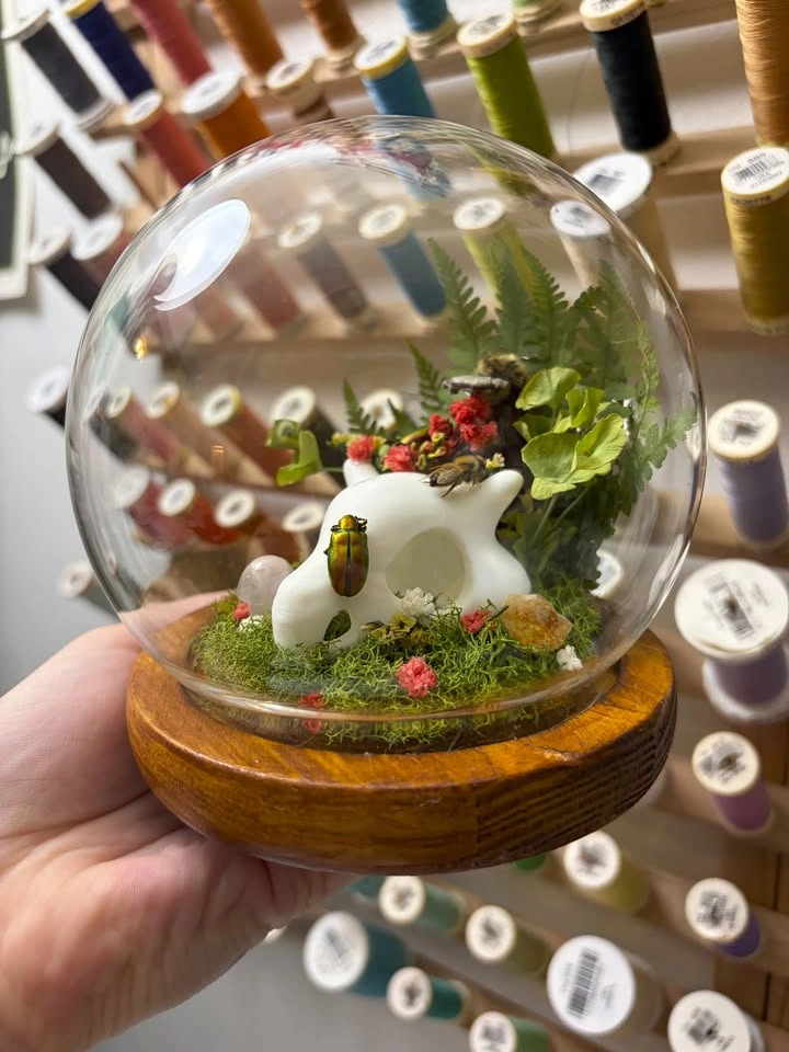 Cubone Skull Dome with Beetles/Bees - photo 3