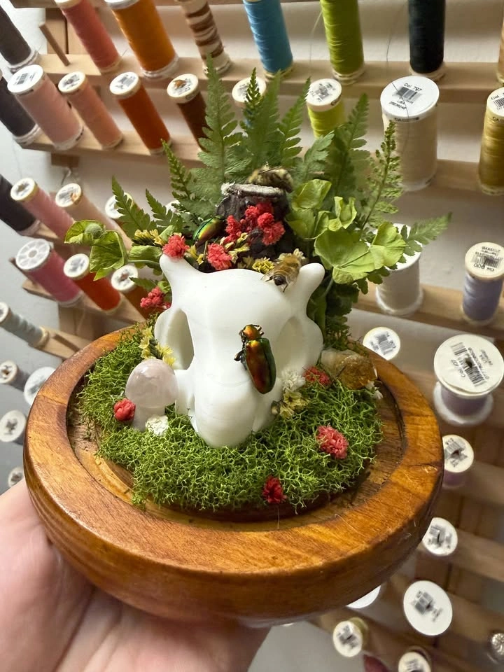 Cubone Skull Dome with Beetles/Bees - photo 5