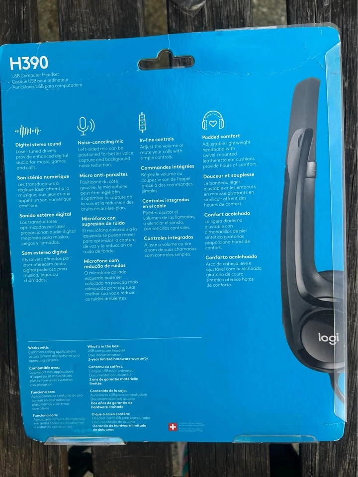 Logitech H390 USB Computer Headset - photo 2