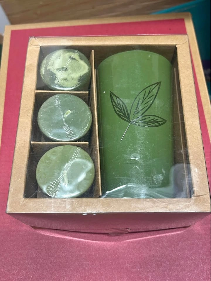 Pier 1 Imports Green Tea Votive Candle Set