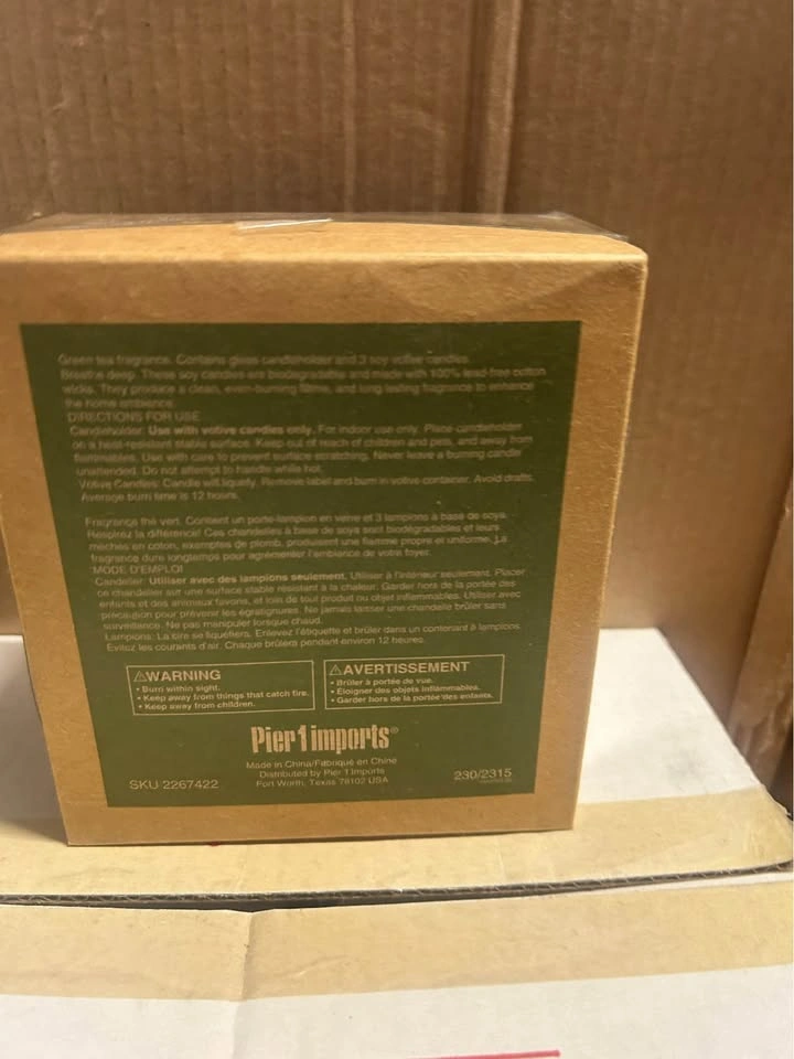 Pier 1 Imports Green Tea Votive Candle Set - photo 5