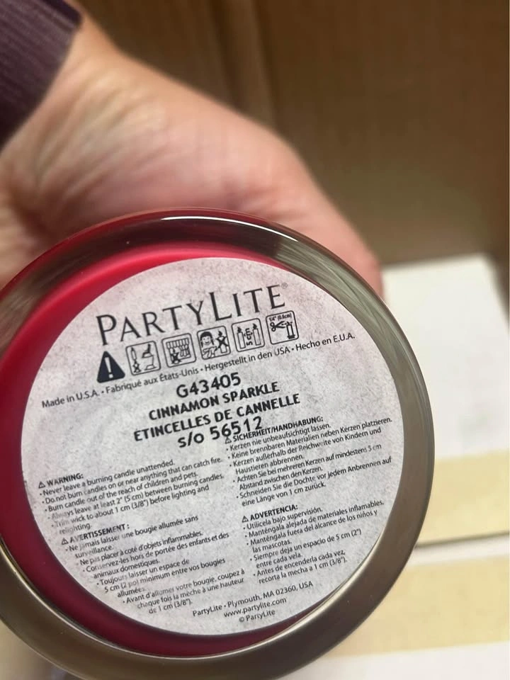 PartyLite Escential Jar Cinnamon Sparkle Scented Candle - photo 4