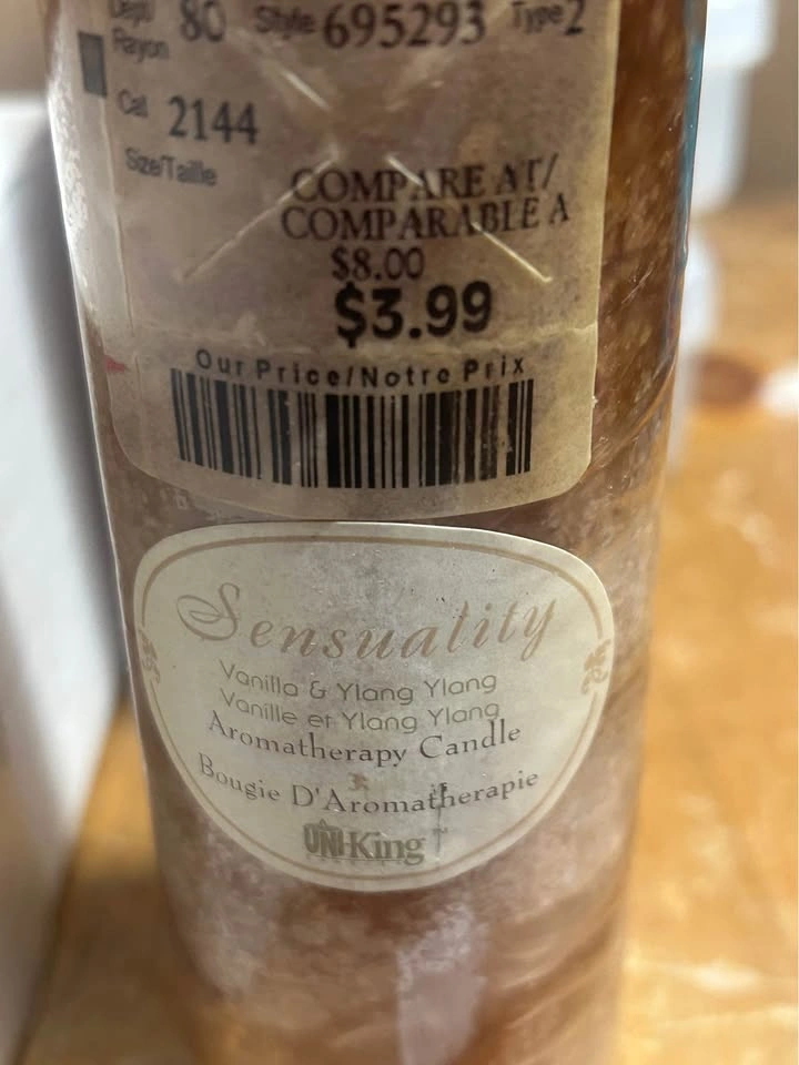 Uni-King Sensuality Vanilla & Ylang Ylang Aromatherapy Candle Gi - photo 4