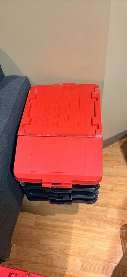 RAMTUFF 61L Multi-Use Stacking Bins 5 Pack - photo 2