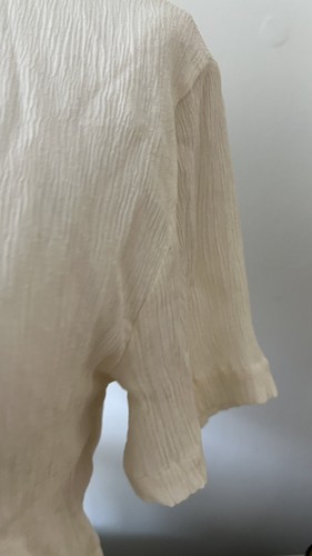 Vintage Braemar Petit By Jeremy Scott Authentic Silk Cream Top - photo 3