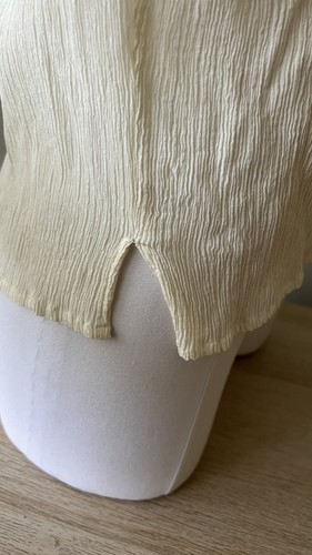 Vintage Braemar Petit By Jeremy Scott Authentic Silk Cream Top - photo 5