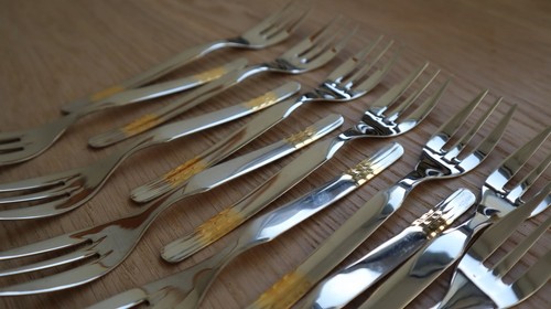 Freddy INOX 18/10 Stainless Server And Dessert Forks - photo 4