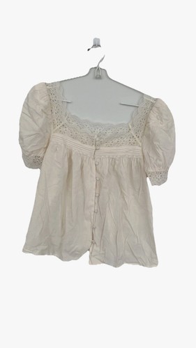 Reformation Wanda Cream Top Size Xs