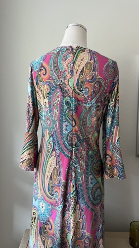 Tommy Hilfiger Paisley Dress Size 8 Bell Sleeves - photo 4