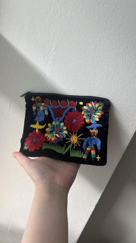 Handmade Mexican Embroidery large Wallet - photo 3