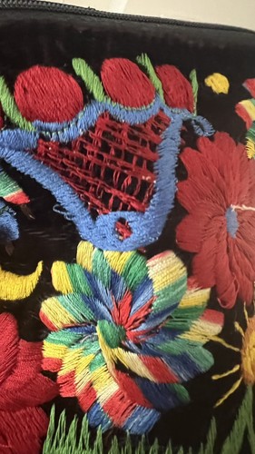 Handmade Mexican Embroidery large Wallet - photo 5