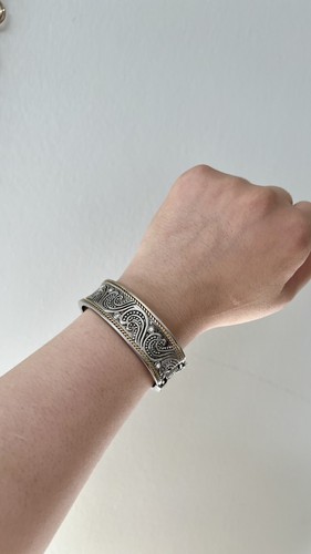 Kim Rogers Silver and Gold Toned Cuff Bracelet