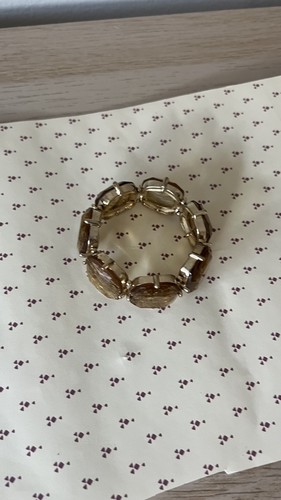 Vintage TAN Fiber String Bracelet Retro Mid-Century Modern - photo 4