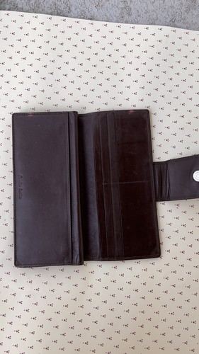 RESA genuine leather crocodile embossed brown wallet - photo 4
