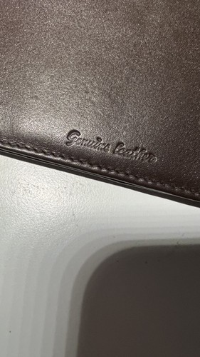 RESA genuine leather crocodile embossed brown wallet - photo 5