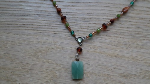 Jones New York Beaded Necklace And Bracelet Set Earth Tones - photo 3