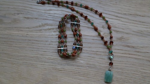 Jones New York Beaded Necklace And Bracelet Set Earth Tones - photo 4