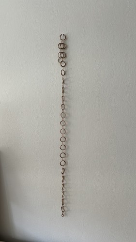 Belt Gold tone Metal Chain Link Hip High Waist S/M - photo 5
