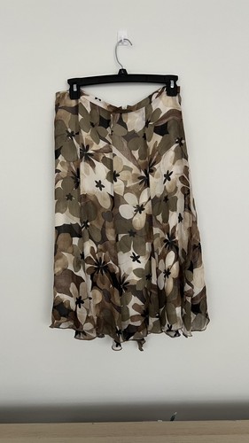 Vintage Y2K Skirt Floral Pattern 100% Viscose - photo 3