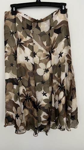 Vintage Y2K Skirt Floral Pattern 100% Viscose - photo 5