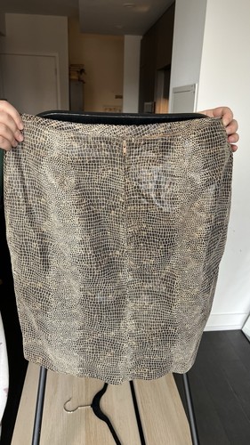 danier leather skirt Animal Print