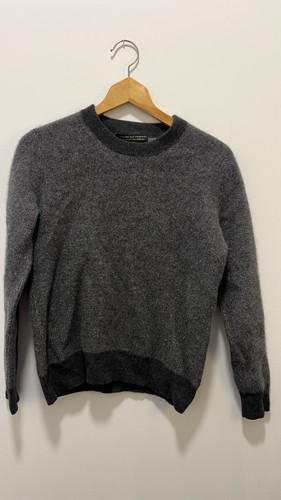 Hudson Bay 100% Cashmere Grey Sweater